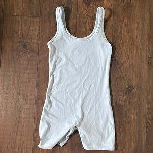 BNWOT ARITZIA TNA ACTION LIGHT BLUE BODYSUIT ROMPER